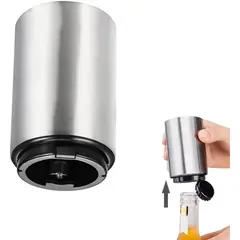 GENERICO - Abridor Destapador Automático para Botellas - Plateado