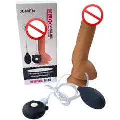 OEM - Vibrador Flexible Realista con Control Remoto Rociador Agua