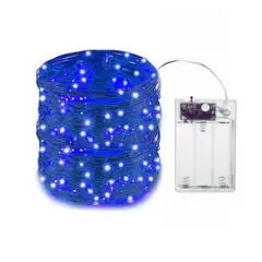 GENERICO - ALAMBRE DE LUCES LED 10 METROS AZUL