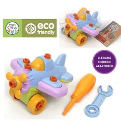 ROO CREW - Juguete Didactico Mini Vehículo Desarmable al Azar