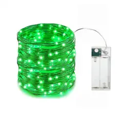 GENERICO - ALAMBRE DE LUCES LED 3 METROS VERDE