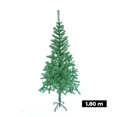 GENERICO - ARBOL DE NAVIDAD VERDE CLASICO 1,80 M.