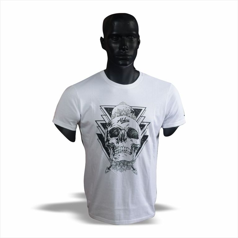 0104026084-ALDOS-POLO SLIM FIT ESTAMPADO CALAVERA DE EDICIÓN LIMITADA