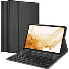 GENERICO - Funda Teclado para Galaxy Tab S7plus S7 Fe S8 Plus 12.4 Bluetooth