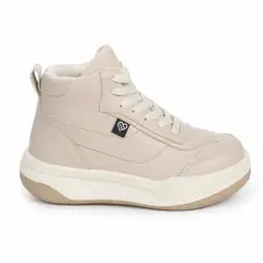 MAGDALENA SHOES - ZAPATILLAS BOTIN BEIGE MUJER 833