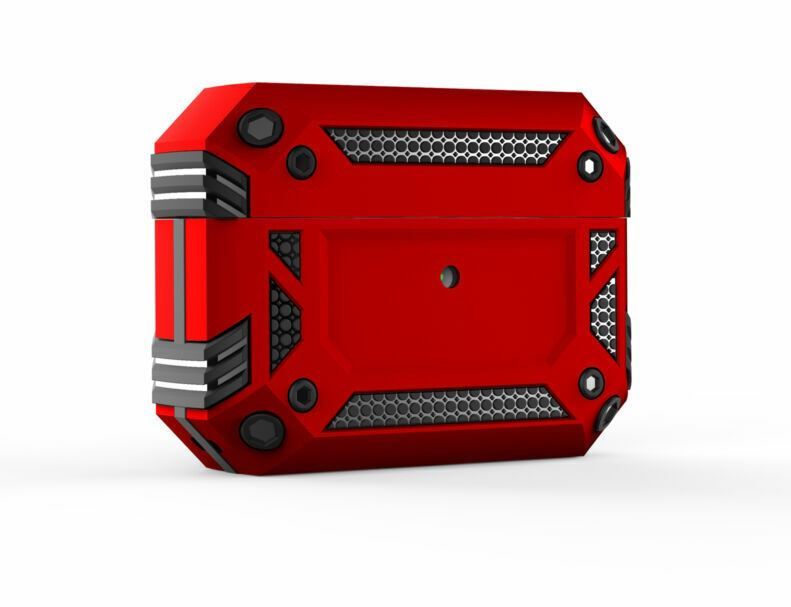 CASE ARMOR PARA AIRPODS 3RA GENERACION ROJO