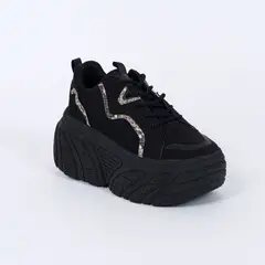 MAGDALENA SHOES - ZAPATILLAS CHUNKY MUJER CAMILA 840 NEGRO