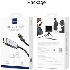 WIWU - Cable Tipo C A HDMI 4K