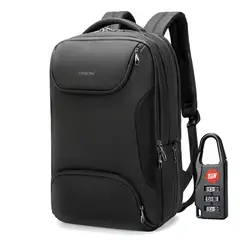 TIGERNU - Mochila Hombre 3976 Antirrobo Viaje Laptop Negro