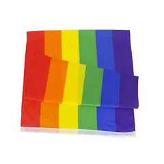 GENERICO - Bandera del arco iris 90cm X 150cm Calidad A1