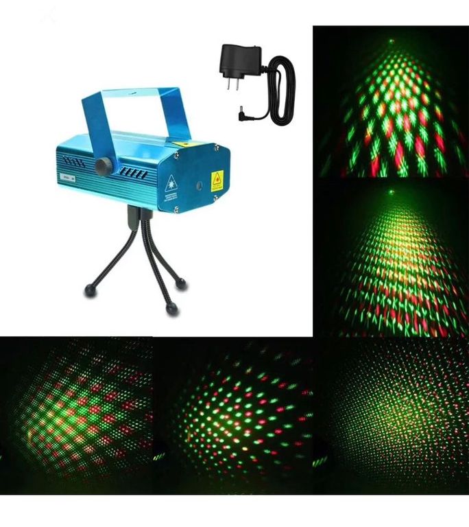 MINI LASER ROJO Y VERDE PUNTO O LLUVIA