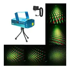 GENERICO - MINI LASER ROJO Y VERDE PUNTO O LLUVIA