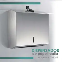 GENERICO - Dispensador de Acero para Papel Toalla