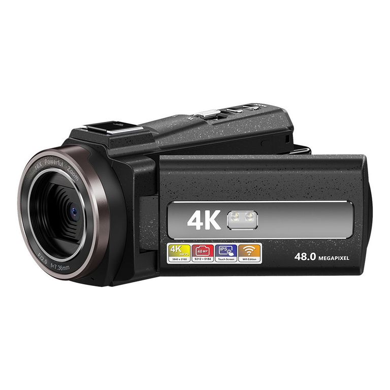 Cámara de Video 4K60FPS 48MP Incluye 64GB Negro