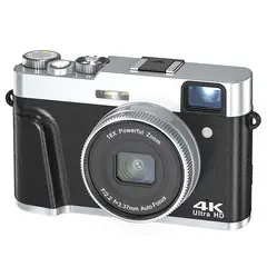 RENVMEXY - Cámaras digitales 4K 48MP DC202L 64GB Negro