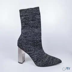 MARGLO SHOES - Botines Cortas Mujer Plateado M47