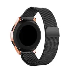 GENERICO - Correas Milanese Samsung-Negro-20mm