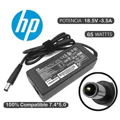 GENERICO - Cargador Lapto Compatible Hp 185V 65A 7 4x5 0