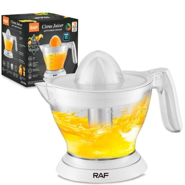Exprimidor de Naranjas Cítricos Eléctrico RAF R617W