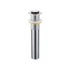 GENERICO - DESAGÜE CROMADO CLÁSICO PUSH-UP SIN REBOSE 1 ¼” 30 CM 002S-30