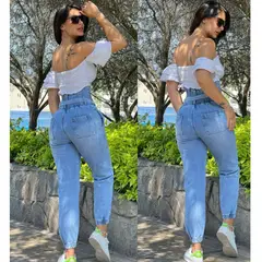 BENCUS JEANS - Pantalón Jeans Jogger Fajero diane