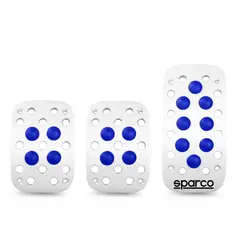 SPARCO - Set Pedales Aluminio Con Goma CORSA SPC0409BL