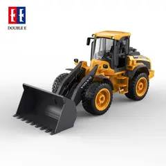 DOUBLE E - Juguete de Tractor Cargador Frontal Volvo a Control Remoto