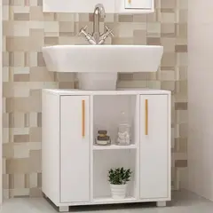 VENTITAS HOME - Organizador de Baño Farisea Blanco
