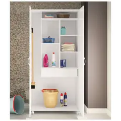 VENTITAS HOME - Organizador de Baño San Torme Blanco