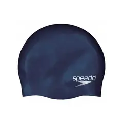 SPEEDO - Gorro Para Natación Plain Flat Azul
