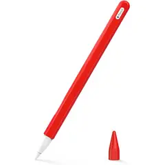 GENERICO - Funda para Apple Pencil 2-Rojo