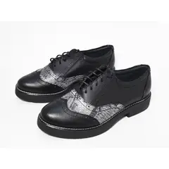 GENERICO - ZAPATO OXFORD MUJER VAQUERO_.