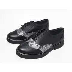 GENERICO - ZAPATO OXFORD MUJER VAQUERO