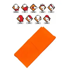 GENERICO - Mascara cortaviento bandana moto ciclismo NARNAJA