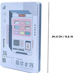 GENERICO - Miya Kit de Acuarela - 36 colores - AZUL