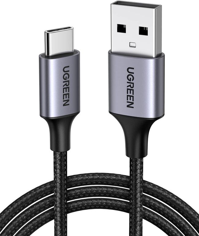 Cable Carga Rapida USB 3.0 a USB C - - Celular/Laptop - Negro