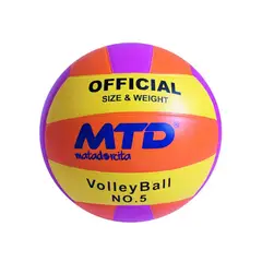 MTD - PELOTA DE VÓLEY GOMA LISA TAMAÑO 5 MÁS AGUJA Y MALLA