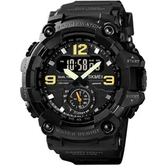 SKMEI - Reloj 1637 Digital Analogico Negro