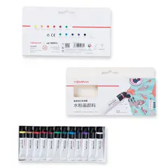 GENERICO - Miya Gouache en tubo - Set 12 colores/12ml