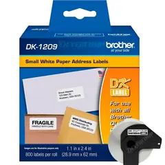 BROTHER - Cinta DK-1209 800 Etiquetas (29 mm x 62 mm)