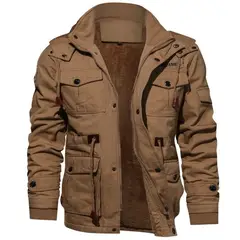 VATYERTY - Chaqueta mediana y larga engrosada con terciopelo y algodón