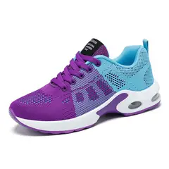 VATYERTY - Tenis Respirables Informales Tejidos Para Mujer Morado