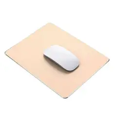 DENISASAA - Alfombrilla Mousepad De Cuero Impermeable Reversible 220x110 Oro Rosa