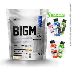 UN - BIGM 5KG PROTEÍNA PARA GANAR MASA MUSCULAR VAINILLA + REGALO