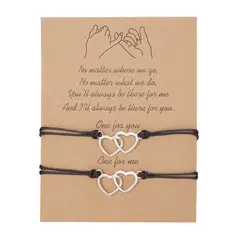 VATYERTY - Conjunto de 2 unids/set de pulseras de la amistad para hombre y mujer-6