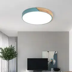 PUREPOWER - Moderna de madera de techo de led luces colgantes dormitorio lámparas