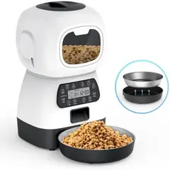 PUREPOWER - Dispensador Alimento Automático perros Gatos Mascota Voces