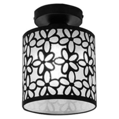 Home-neat moderno lámpara de techo hierro casquillo e27 negro