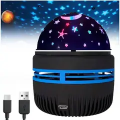 GENERICO - Lámpara Proyector de Estrellas Luces y Luna para Niños L39