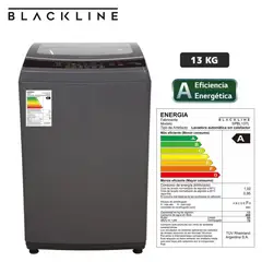 BLACKLINE - Lavadora 13 kg Carga Superior Gris SPBL13TL